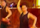dance3 copy.jpg  Inez Gregoire, right, and Sandra Metty, practice flamingo dancing at the Salsateque in Greenville Tuesday evening.  >>>>>>>FOR ESCAPE COVER